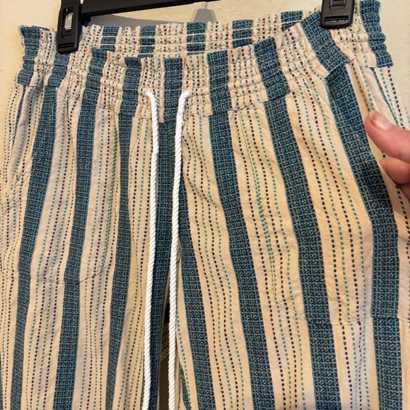 RoXy Oceanside Stripe Flare Pants Size Small - Picture 5 of 10